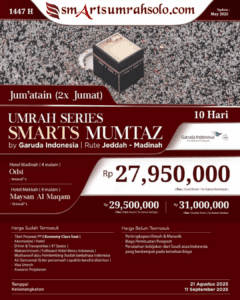 brosur dan harga smarts umrah