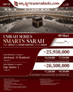 brosur dan harga smarts umrah