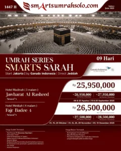 brosur dan harga smarts umrah